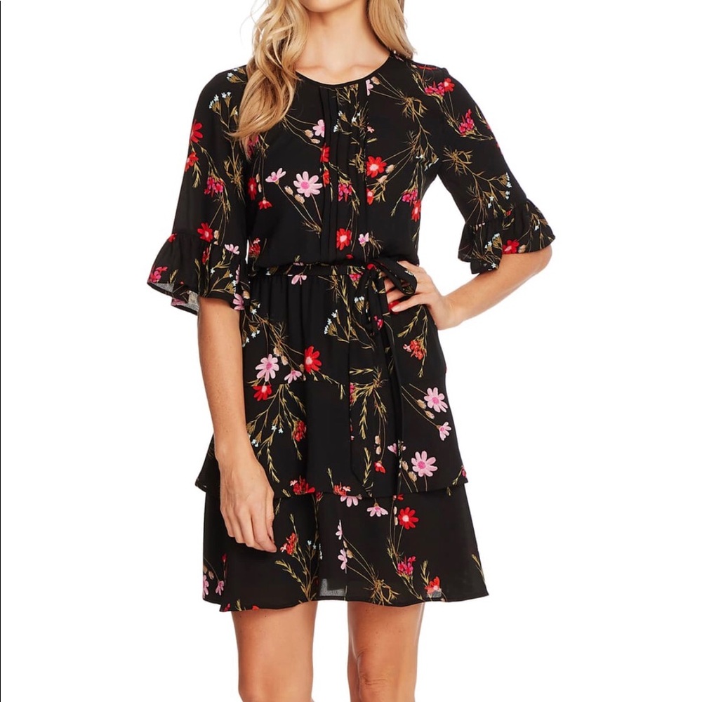 CeCe Wildflower Print Dress